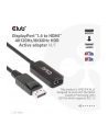 Club3D Redukcja DisplayPort 1.4/HDMI 4K, aktivní - nr 26