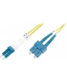 digitus Światłowodowy kabel krosowy (patch cord) jednomodowy SC APC/LC dplx, SM 9/125, OS2, LSOH, 3m, żółty - nr 3
