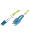 digitus Światłowodowy kabel krosowy (patch cord) jednomodowy SC APC/LC dplx, SM 9/125, OS2, LSOH, 3m, żółty - nr 5