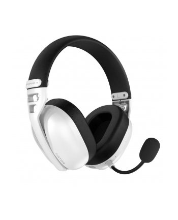 Słuchawki z mikrofonem Hator HYPERPUNK 3 ESH16 Gaming bezprzewodowe Bluetooth + RF 2.4GHz Hi-Res ANC białe