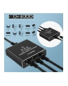 qoltec Rozdzielacz Splitter Ethernet mini SWITCH 1x3 RJ45 | 1000Mb/s |  USB-C | Aluminium - nr 14