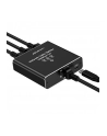 qoltec Rozdzielacz Splitter Ethernet mini SWITCH 1x3 RJ45 | 1000Mb/s |  USB-C | Aluminium - nr 2