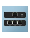 qoltec Rozdzielacz Splitter Ethernet mini SWITCH 1x3 RJ45 | 1000Mb/s |  USB-C | Aluminium - nr 3