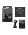 qoltec Rozdzielacz Splitter Ethernet mini SWITCH 1x3 RJ45 | 1000Mb/s |  USB-C | Aluminium - nr 7