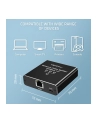 qoltec Rozdzielacz Splitter Ethernet mini SWITCH 1x3 RJ45 | 1000Mb/s |  USB-C | Aluminium - nr 9