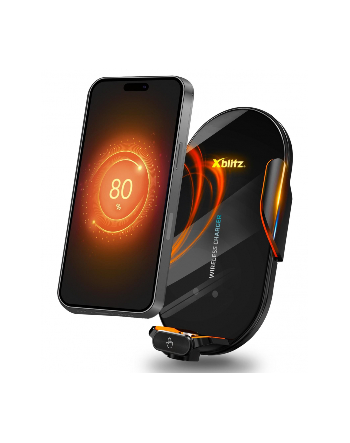 Uchwyt samochodowy Xblitz FX3 Exclusive, automatyczny, z funkcją szybkiego ładowania główny
