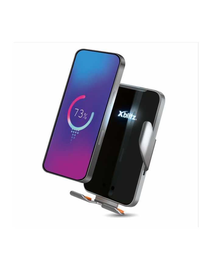 Uchwyt samochodowy Xblitz FX4 Elegance, automatyczny, z funkcją bezprzewodowego ładowania główny