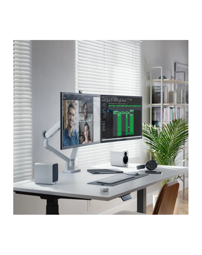 Alogic Glide Flexible Dual Arm Monitor Mount 17-35 White główny