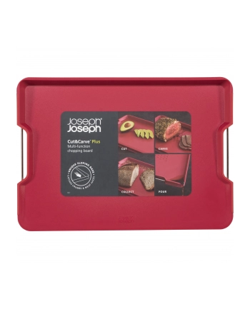 Joseph Joseph Cut'amp;Carve Plus czerwony Multifunktionales Schneidebrett nr 1