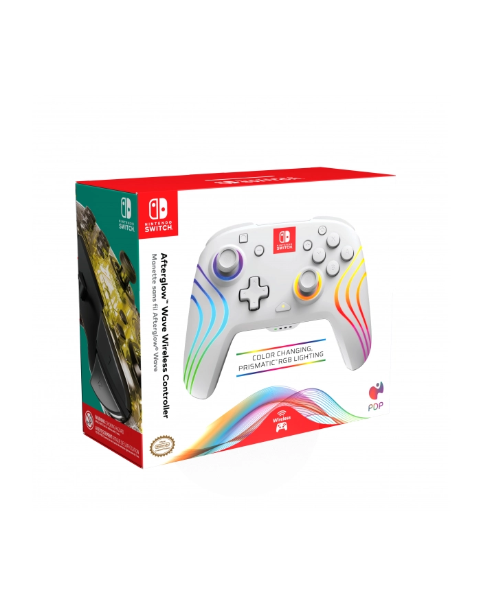PDP Afterglow Wave Wireless Controller NS White główny