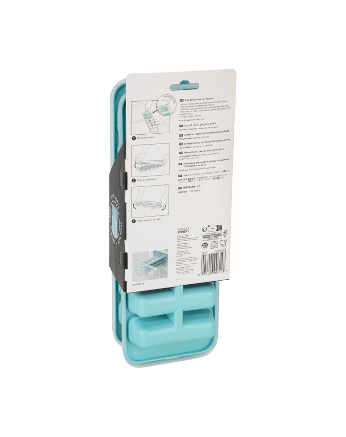 Joseph Joseph Flow Easy-fill blau Eiswürfelbehälter (2er-Pack główny