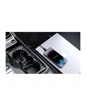 Alogic Rapid Power 100W USB-C PD 2-in-1 Fast Car Charger Black
