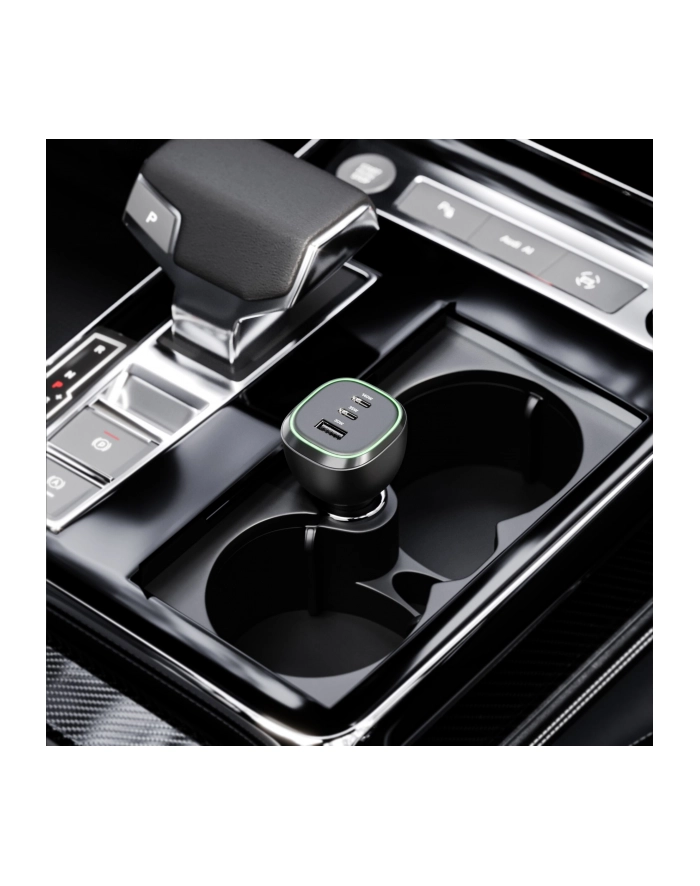 Alogic Rapid Power 165W 3-in-1 Fast Car Charger+Cable 1m główny