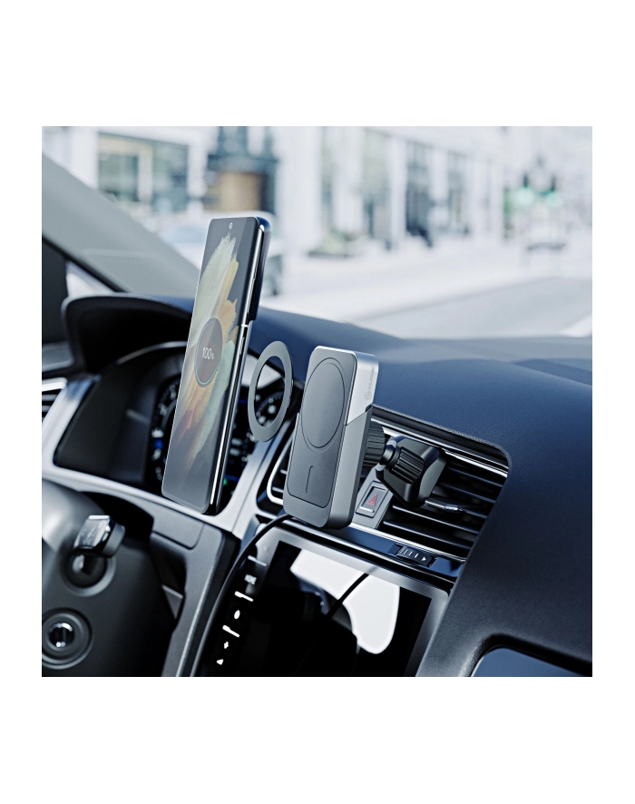 Alogic Matrix+ Magnetic Wireless Car Powerbank Air Vent Mount główny
