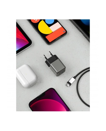 Alogic Rapid Power 30W USB-C PD Fast GaN Charger mini Gray