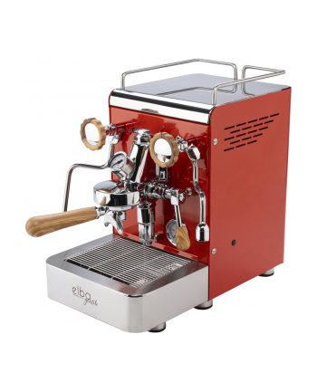 Elba Gentile verkehrsczerwony RAL3020 Siebträgermaschine nr 1