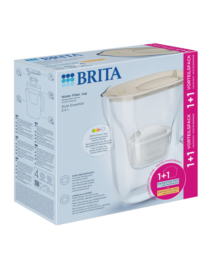 Brita Style Essential sand include 1 All-in-1 und 1x Extra Kalk główny