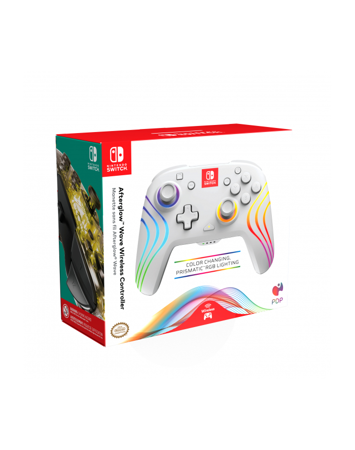 PDP Afterglow Wave Wireless Controller NS White główny