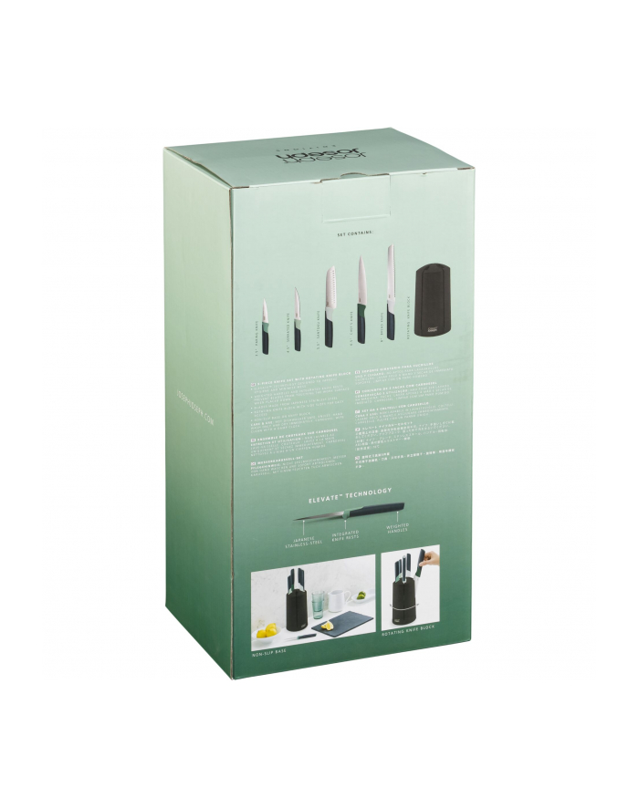 Joseph Joseph Elevate 5-teiliges Messer-Set mit Drehständer główny
