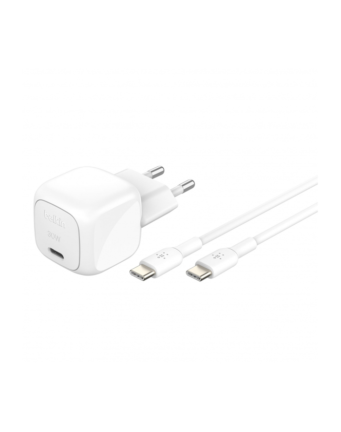 Belkin BOOST Charge USB-C/USB-C 30WLad.PD,ws+Kab.WCA008kq1MWH-B6 główny