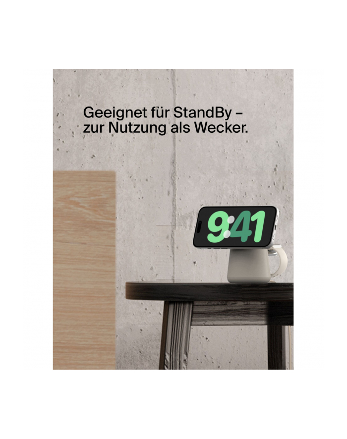 Belkin BOOST Charge PRO 15W mag. Lad.Qi2 2in1 sand    WIZ027vfH37 główny