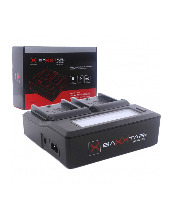 Baxxtar Pro Ladegerät LCD Dual dla NP-F550/F930 główny