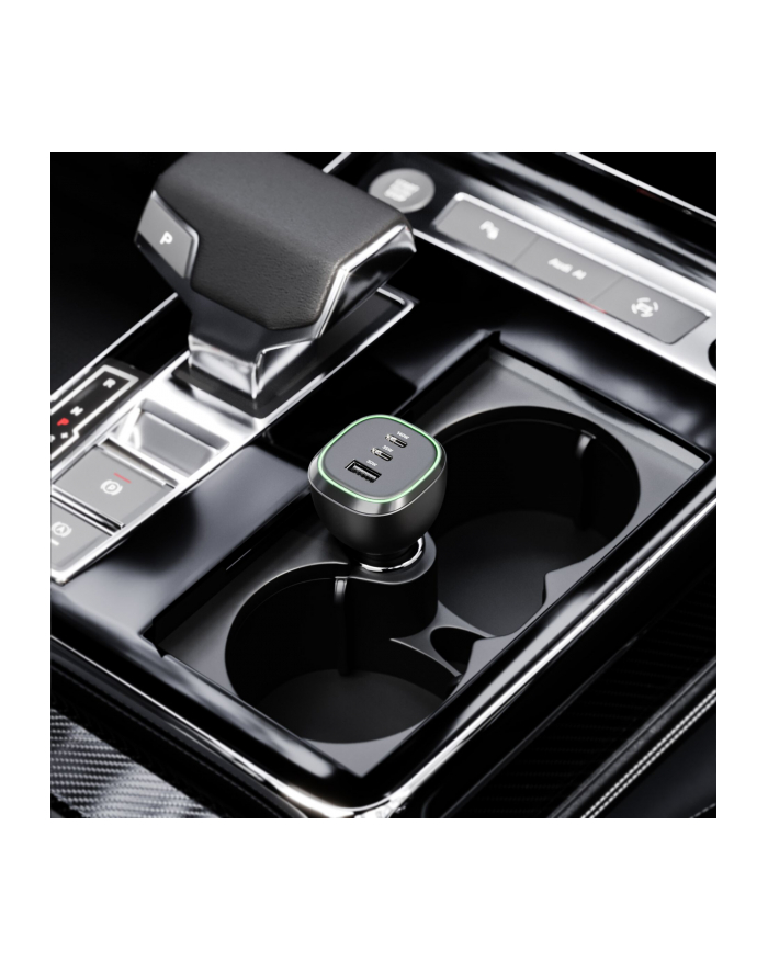 Alogic Rapid Power 165W 3-in-1 Fast Car Charger+Cable 1m główny