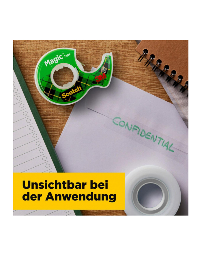 3m Scotch Magic Abroller 19mmx7,5m transp. matt 8-1975D główny