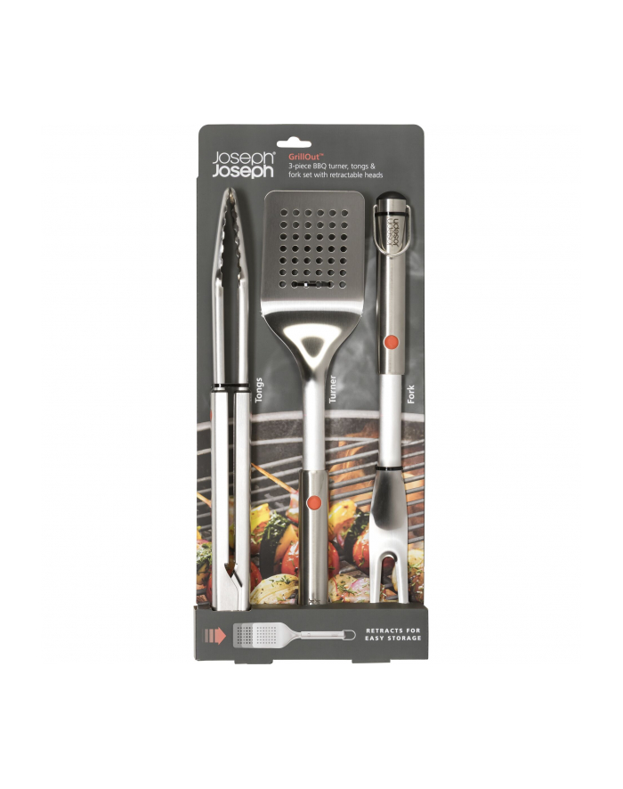 Joseph Joseph GrillOut 3-er Grillbesteck-Set Ausziehbar główny