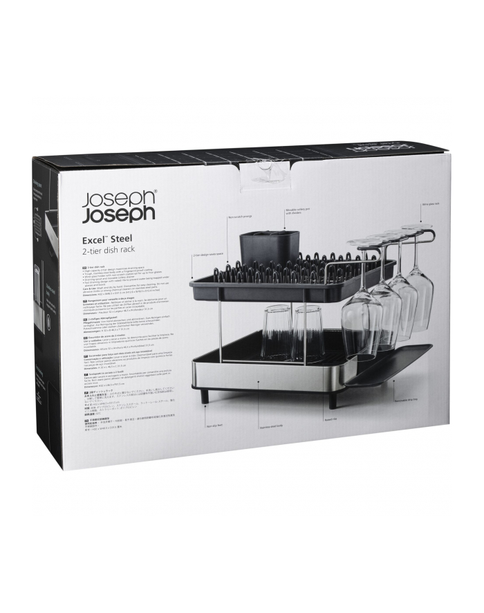 Joseph Joseph Excel Stahl-Abtropfschale mit 2 Ebenen główny