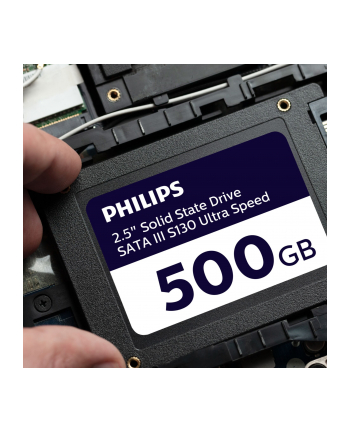 Philips Internal SSD       500GB 2.5  SATA III S130 Ultra Speed