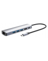 Manhattan Stacja/replikator 6-in-1 4K USB-C Dockingstation 1xHDMI 3xUSB 5 Gb/s (153959) - nr 4