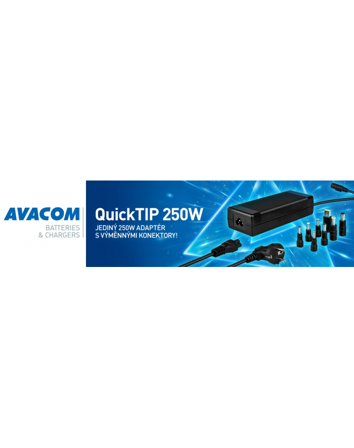 Avacom Zasilacz Quicktip 250 W Pro Notebooky (1724248) główny