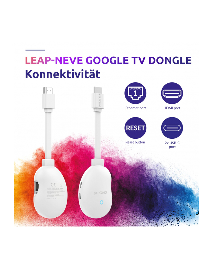 Odtwarzacz multimedialny Strong LEAP-NEVE Google TV-Stick 4K główny