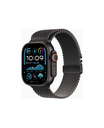 Apple Watch Ultra 2 GPS Koperta z tytanu czarna 49mm bransoleta mediolańska z tytanu czarny (MX5V3ELA) nr 1