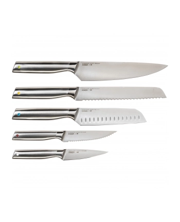 Joseph Joseph Elevate 5-teiliges Stahlmesser-Set mit Drehständer