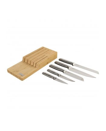 Joseph Joseph Elevate Stahlmesser mit Bambusblock