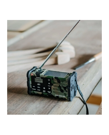 Sangean MMR-88 DAB+ camouflage Notfall/Kurbel/Solar Radio