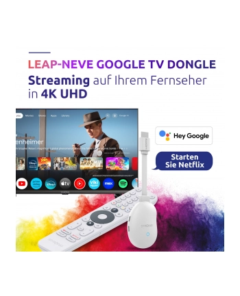 Odtwarzacz multimedialny Strong LEAP-NEVE Google TV-Stick 4K