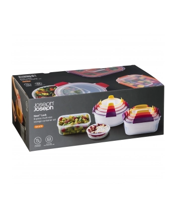 Joseph Joseph Nest Lock 8-tlg. Frischhaltedosen- Set Rund und E nr 2