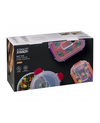 Joseph Joseph Nest Lock 8-tlg. Frischhaltedosen- Set Rund und E nr 1