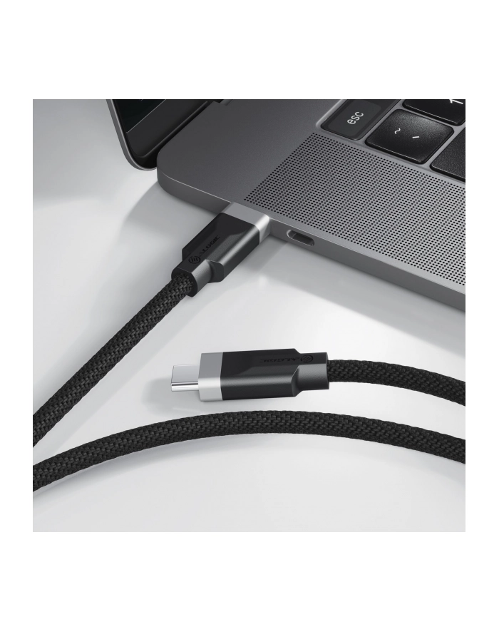 Alogic Fusion USB-C to USB-C 3.2 4K Cable 1m Black Space Gray główny