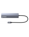 Manhattan Stacja/replikator 6-in-1 4K USB-C Dockingstation 1xHDMI 3xUSB 5 Gb/s (153959) - nr 25