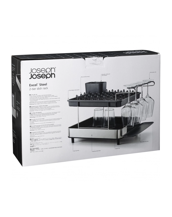 Joseph Joseph Excel Stahl-Abtropfschale mit 2 Ebenen główny