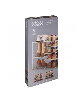 Joseph Joseph Level Plus ecru großes verstellbares Schuhregal nr 2