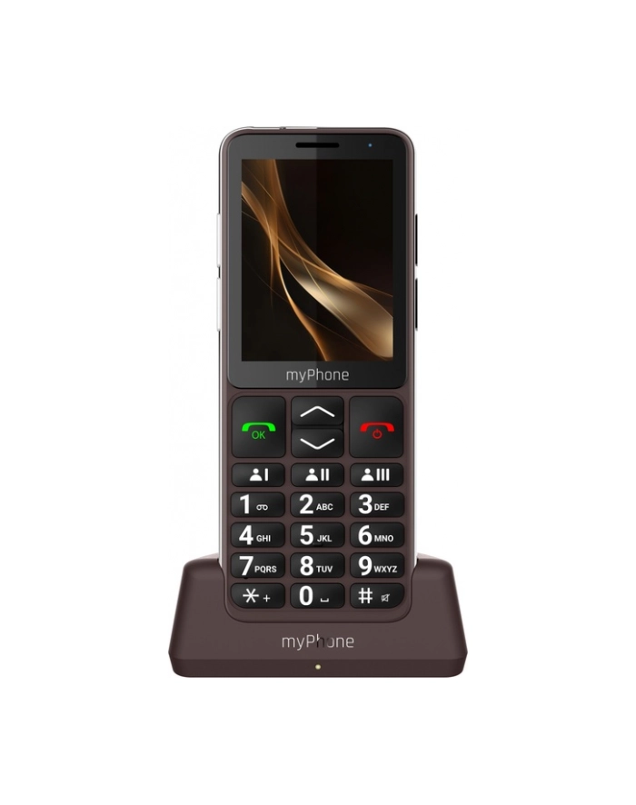 myPhone Bueno LTE Praline Collection | Brown | 2.8 '' | IPS | 48 MB | 128 MB | Single SIM | MicroSD | 3G | Bluetooth | Main camera resolution 2 MP | 2000 mAh główny
