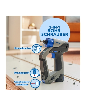 Dremel 3-in-1 Akku-Schrauber 12V 2 Ah DD12V-S1 nr 2