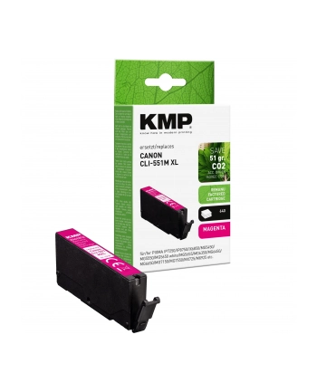KMP Tintenpatrone magenta komp. mit Canon CLI-551 M XL