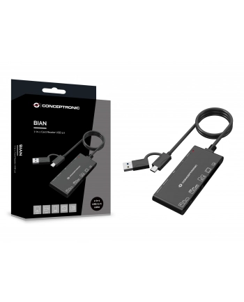 Conceptronic BIAN10B 7-in-1 Card Reader USB 3.0 nr 1