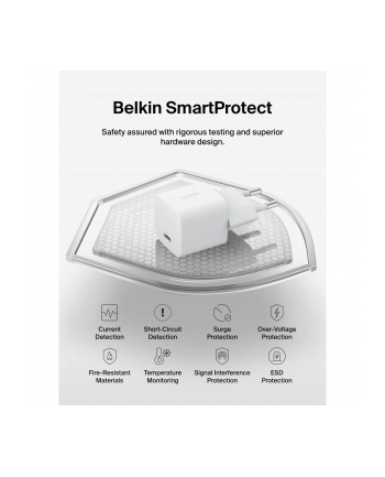 Belkin BOOST Charge 25W USB-C Ladegerät PD biały     WCA012kqWH